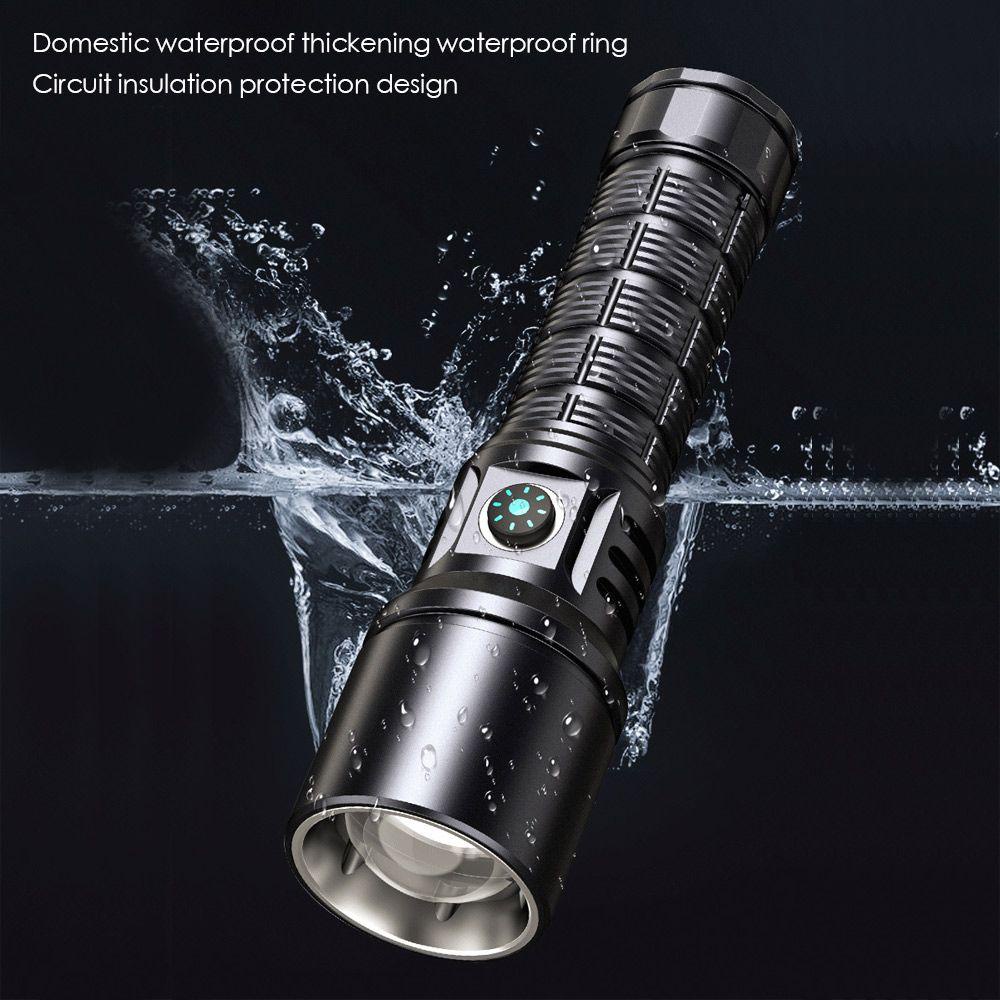 Đèn Pin Laser Ánh Sáng Trắng Siêu Sáng Loại C Thiết Kế Nhỏ Gọn Tiện Dụng