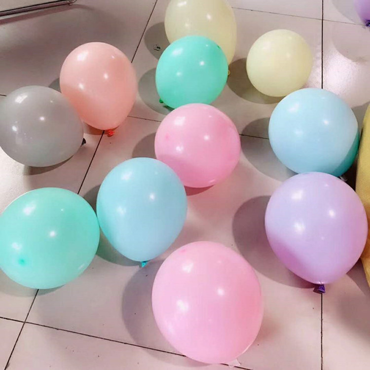Bộ 10 Bong Bóng Cao Su Latex Màu Macaron Nhám Dễ Thương Trang Trí Tiệc Tùng//Sinh Nhật/Đám Cưới/Sự Kiện