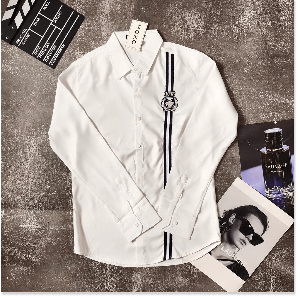 ÁO SƠ MI DÀI TAY NAM SIÊU ĐẸP CHẤT LIỆU LỤA CỰC TỐT KOKO MI FASHION