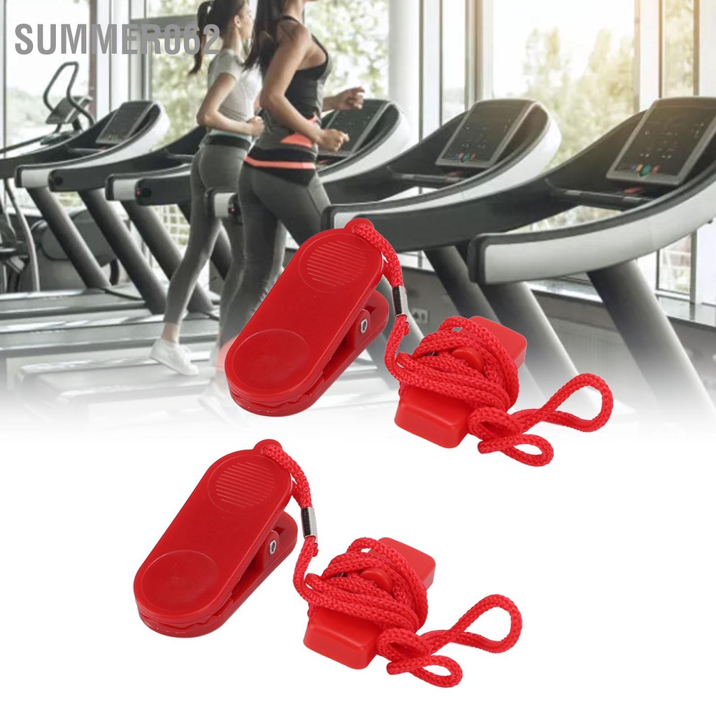 Summer062 2 cái Máy chạy bộ Phím An toàn Công tắc Bảo mật Từ tính Thay thế Thể dục