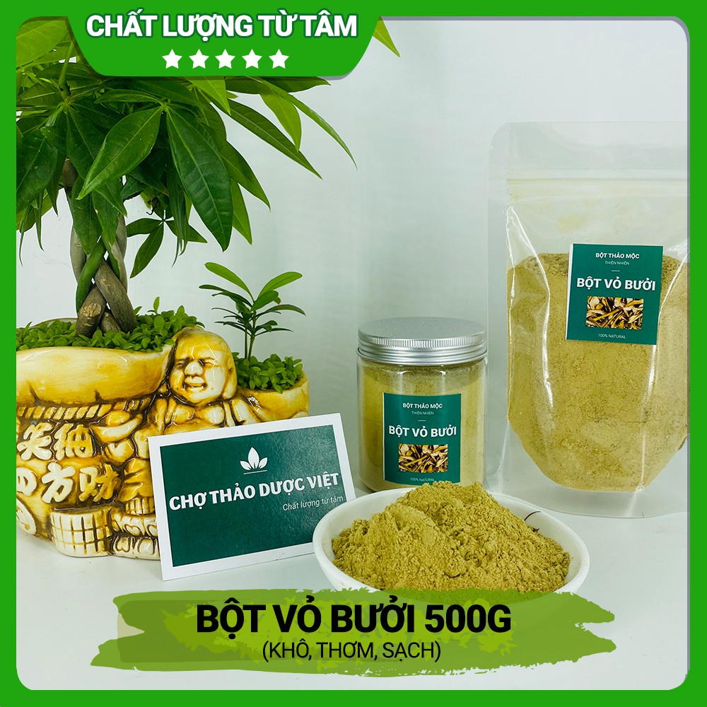 500gr Bột Vỏ Bưởi Nguyên Chất (Khô, Thơm, Sạch)