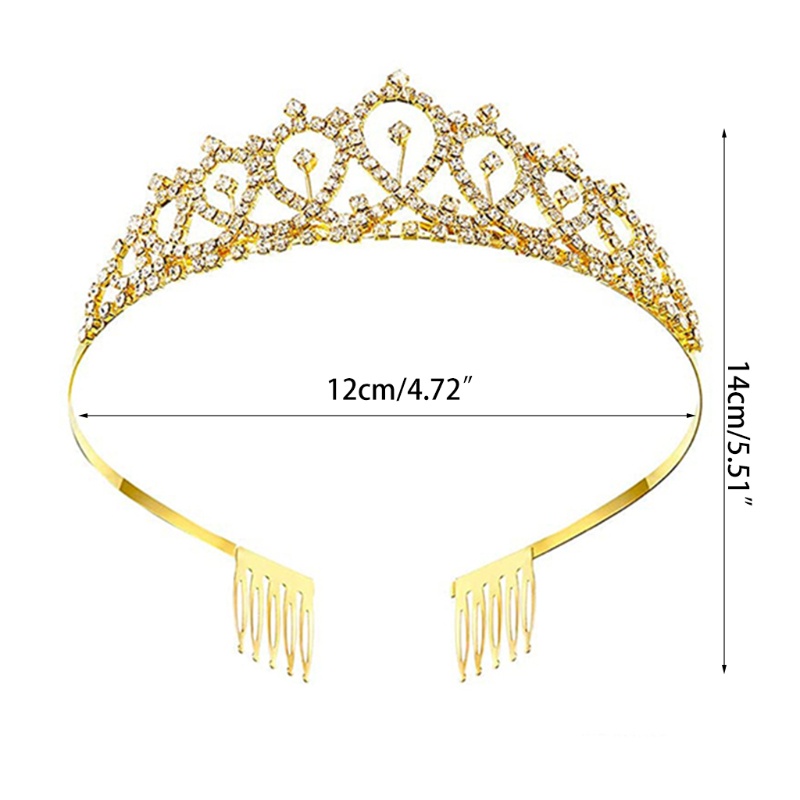 Băng Đô Cài Tóc Đính Đá Lấp Lánh Cho Nữ