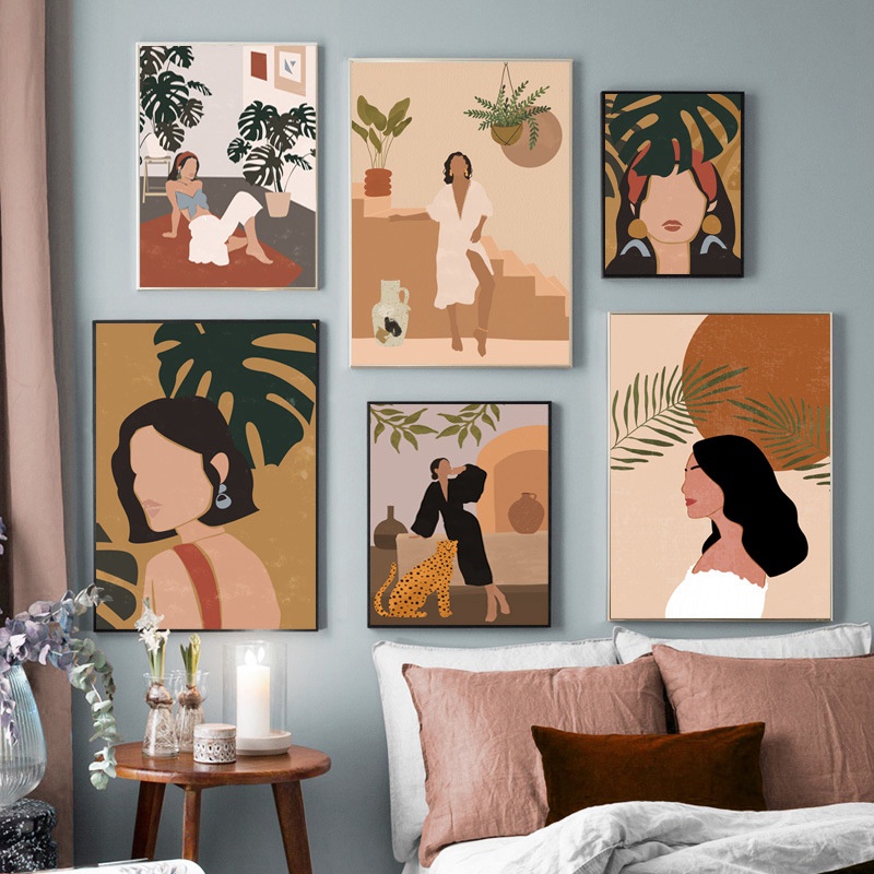 Tranh treo tường chất liệu canvas