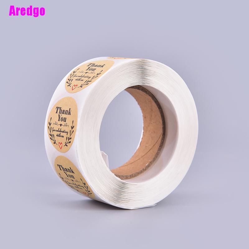 Cuộn 500 Sticker Chữ Thank You Dán Trang Trí