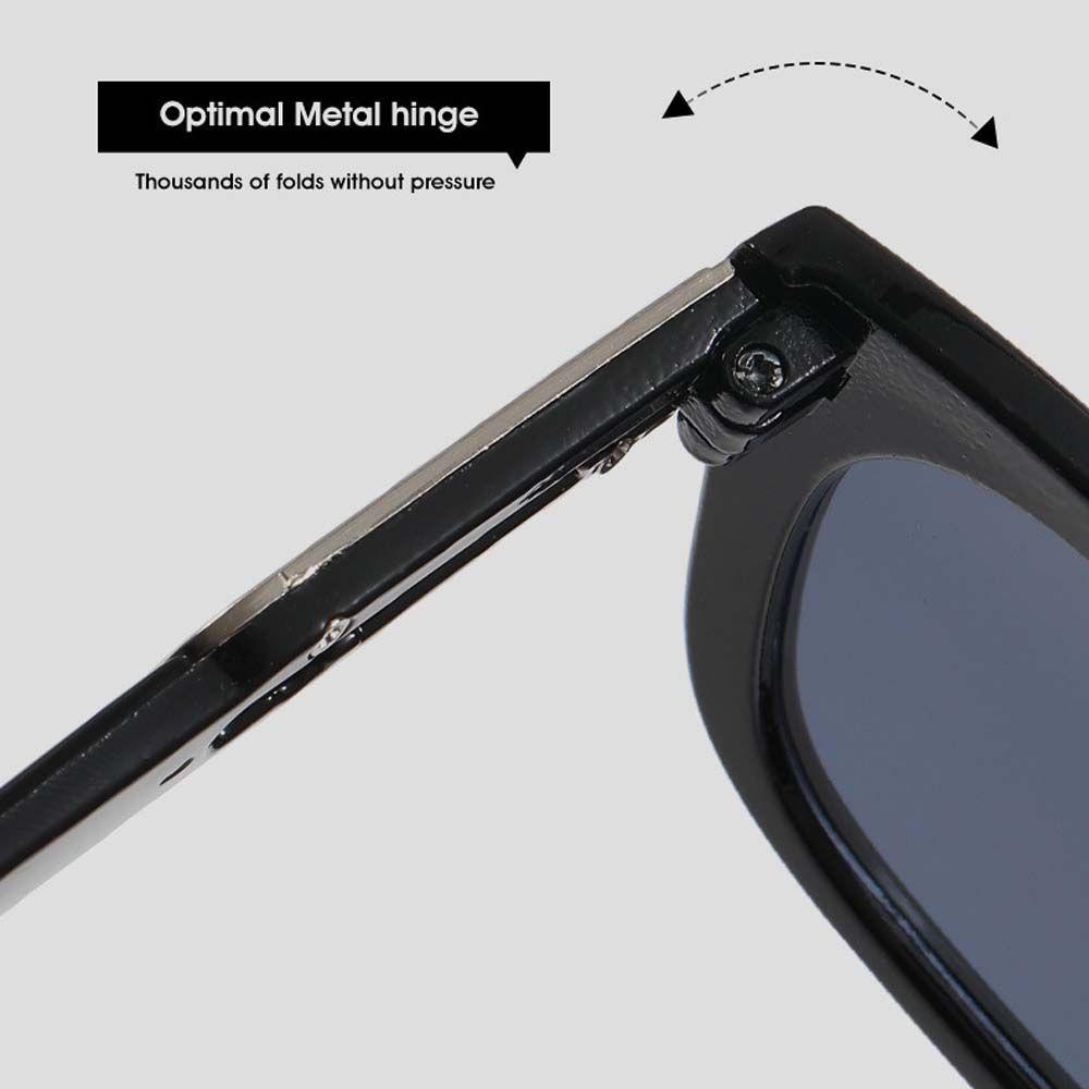 Kính Mát Gọng Kim Loại In Họa Tiết Da Báo Màu Trắng Đen Có Móc Cài Phong Cách Hàn Quốc Cho Nam Và Nữ