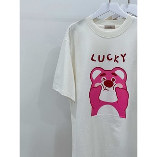 Áo thun tay lửng form oversize | Lucky Tee | Secodee