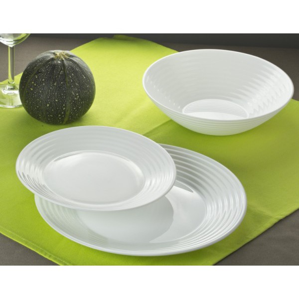 Đĩa  thủy tinh sâu lòng Luminarc Harena 23cm L2785 | Hàng chính hãng