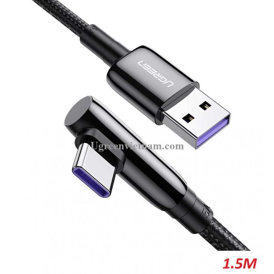 Cáp USB Type-C đầu vuông góc Ugreen 70413 70415