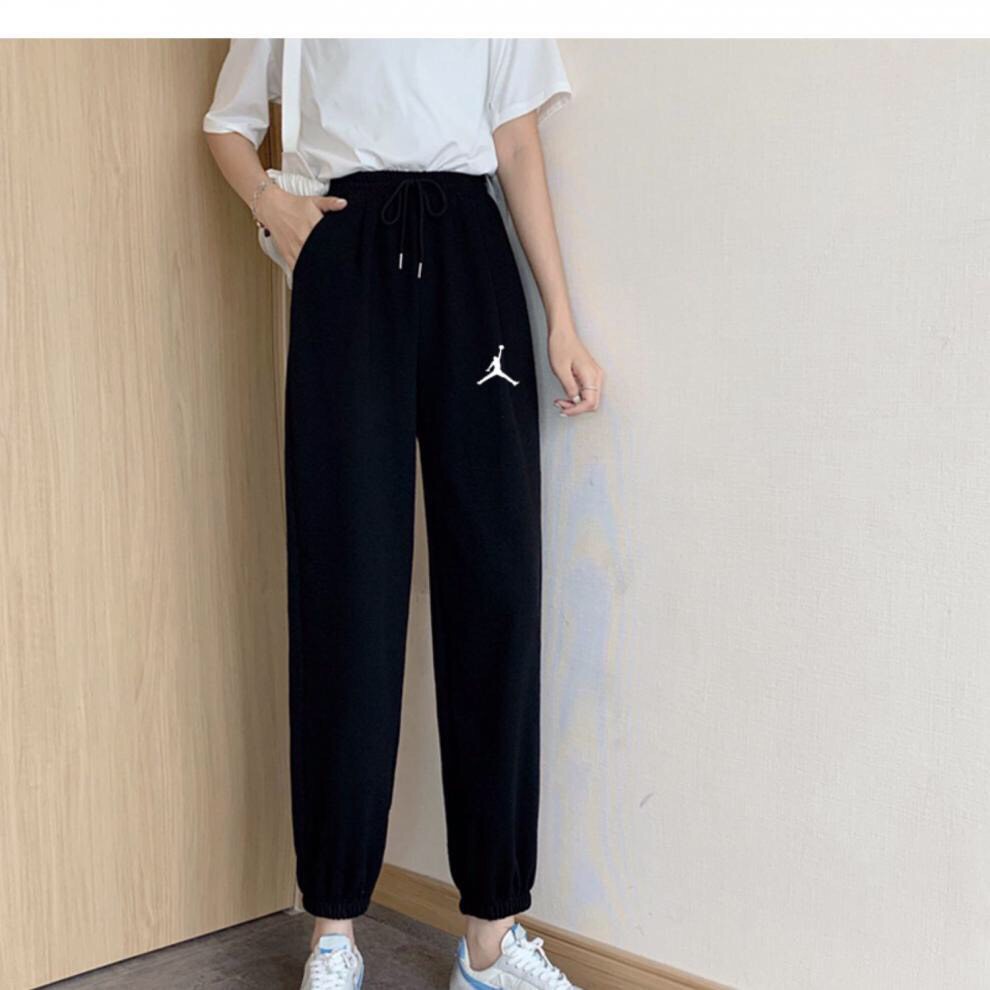 Quần jogger jd nỉ ống rộng lưng cao bo gấu ulzzang/ Quần dài ống bom nam nữ thời trang unisex_xuongmaythuhien | BigBuy360 - bigbuy360.vn