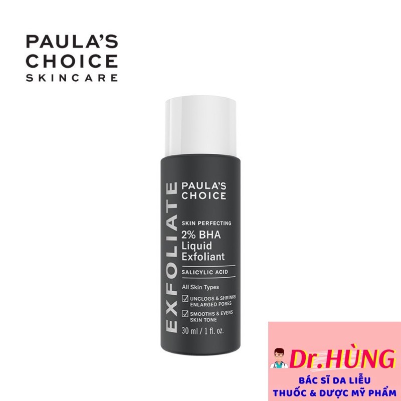 Tẩy tế bào chết Paula's Choice Skin Perfecting 2% BHA Liquid Exfoliant 30ml