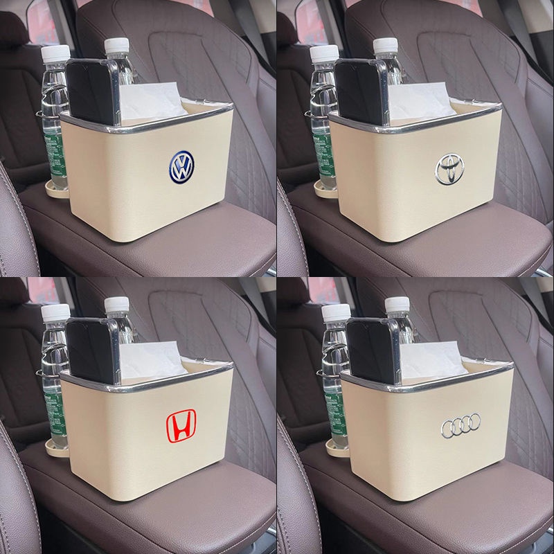 Hộp Đựng Khăn Giấy Đa Năng Gắn Chỗ Tỳ Tay Xe Hơi