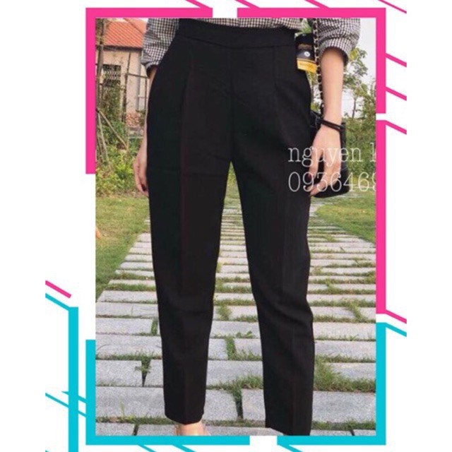 Quần Baggy Tây Cạp Chun Co Dãn