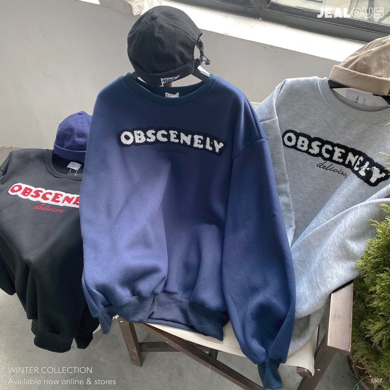 Áo sweater OBSCENELY bông 5507 | BigBuy360 - bigbuy360.vn