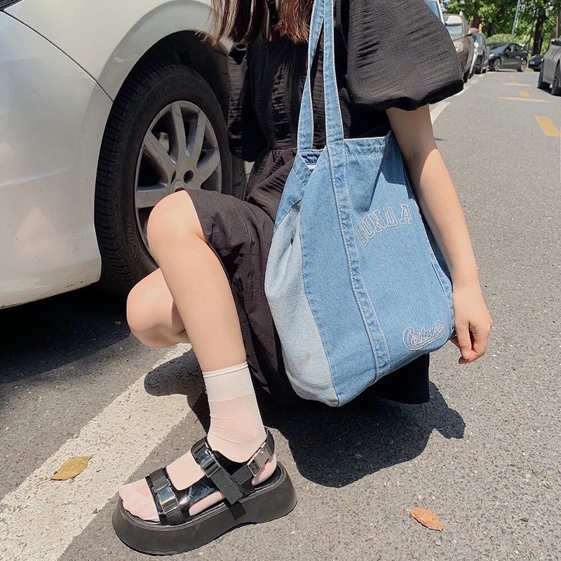 SANDAL NỮ ĐẾ CAO 4.5CM ĐI HỌC