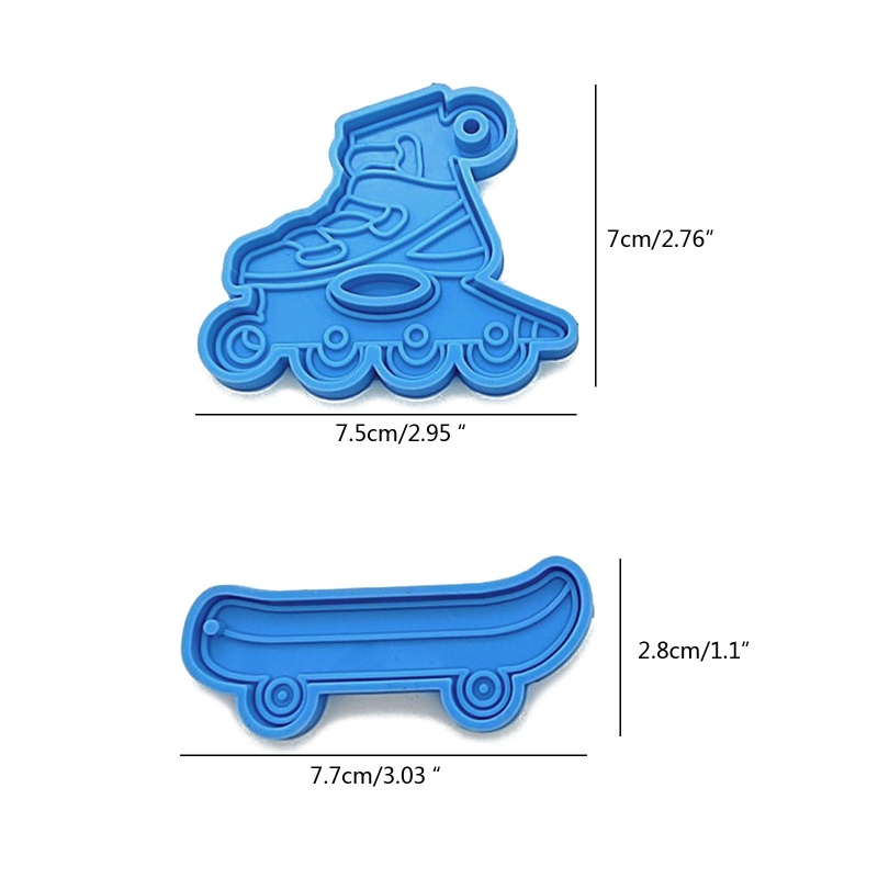 Khuôn Silicone Làm Trang Sức Có Lỗ Treo DIY