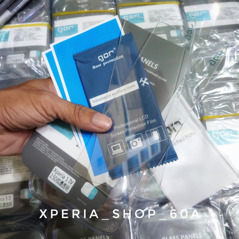 Bộ 2 Kính Cường Lực GOR Sony Xperia 1ii 1iii 1iV 5ii 5iii Pro-i Chính Hãng Gor