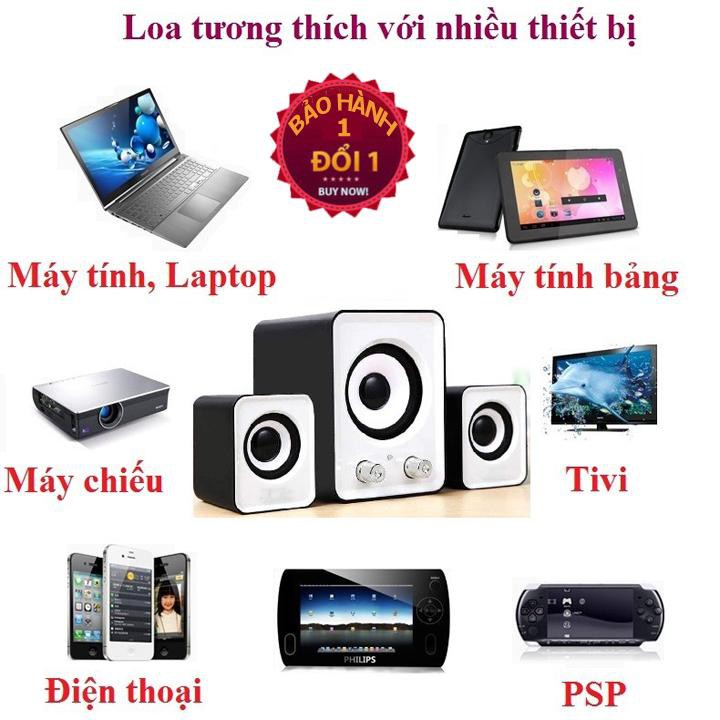 Loa Đa Năng - Bộ 3 Loa Vi Tính Dùng Nghe Nhạc Hát Karaoke Cực Hay