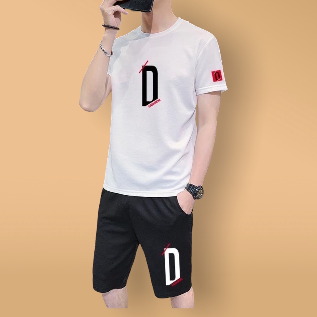 Đồ Bộ Nam un chữ '' D '' mẫu thun lạnh mát mẻ siêu đẹp cho nam
