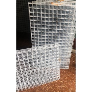 Giá Treo Lưới Sắt 2 Tấm 50x100Cm & Tay Inox 10C Dài 15Cm, 20C Dài 20Cm