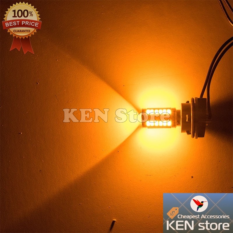 Bóng LED 7440 T20 1 TIM cực sáng làm đèn xi nhan, đèn lùi cho ô tô