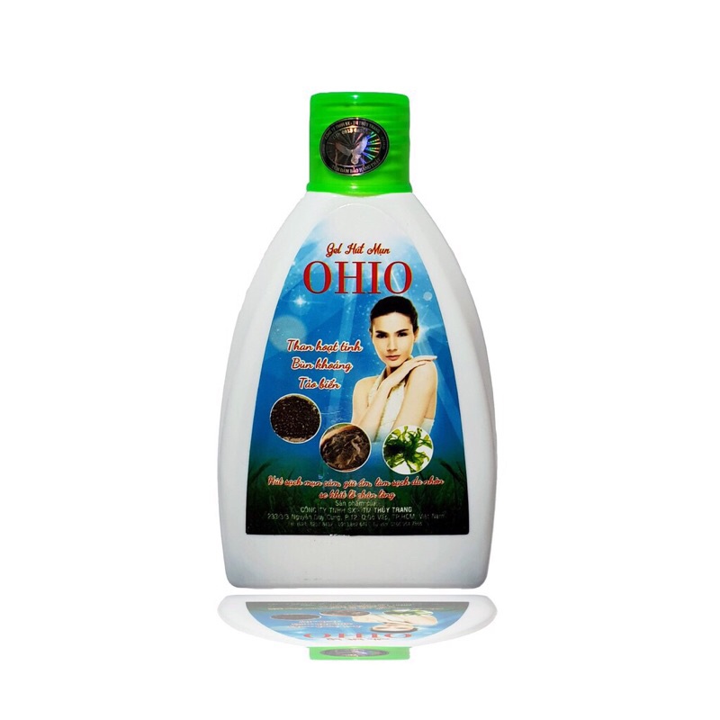 Gel lột mụn than tre ohio chai lớn 200ml