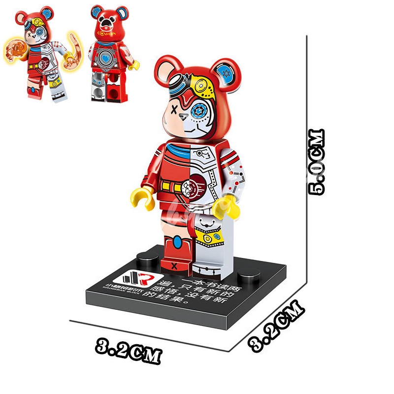 Bộ Sưu Tập Mô Hình Gấu Hơi Nước / Luffy / Gấu Punk 16 Loại Thời Trang
