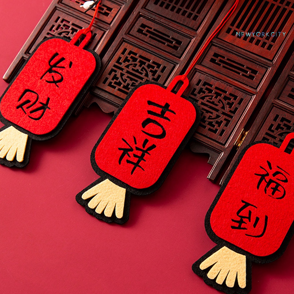 1 set dây treo thắt nút Trung Hoa chống nước màu sáng trang trí năm mới năm mới 2022