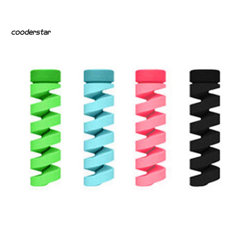 Set 4 đầu bọc bảo vệ dây cáp sạc/ tai nghe đa năng tiện lợi