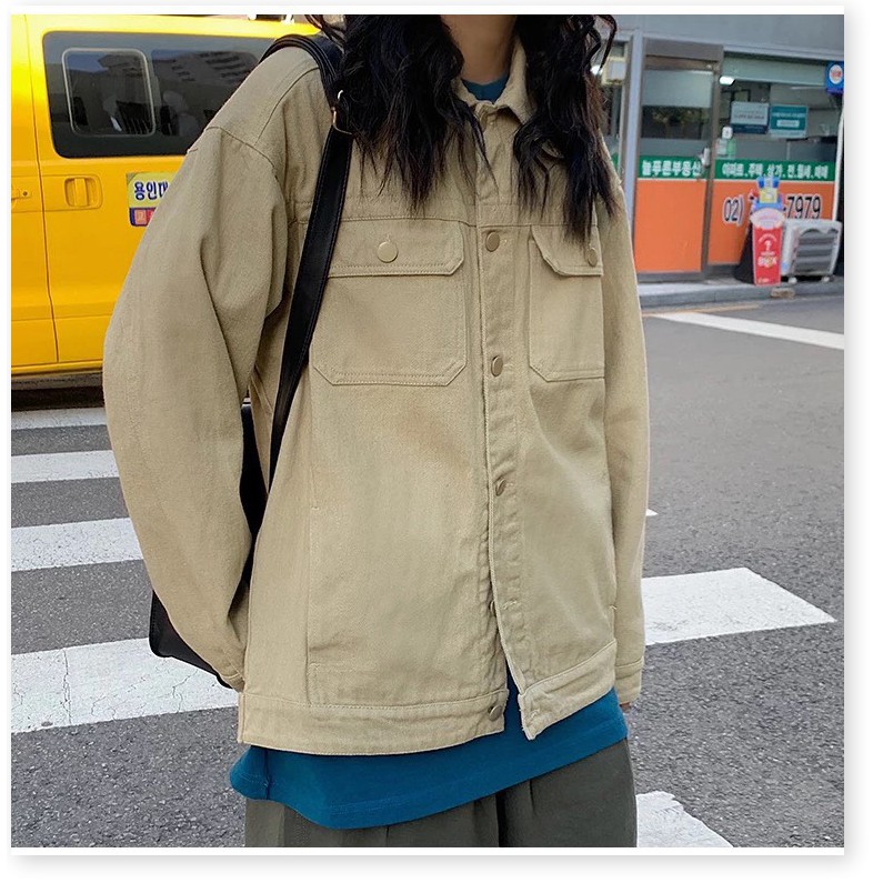 ÁO KHOÁC KAKI NAM  NỮTHỜI TRANG PHONG CÁCH CÁ TÍNH