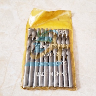 Mũi khoan sắt HSS China 7.5-9mm
