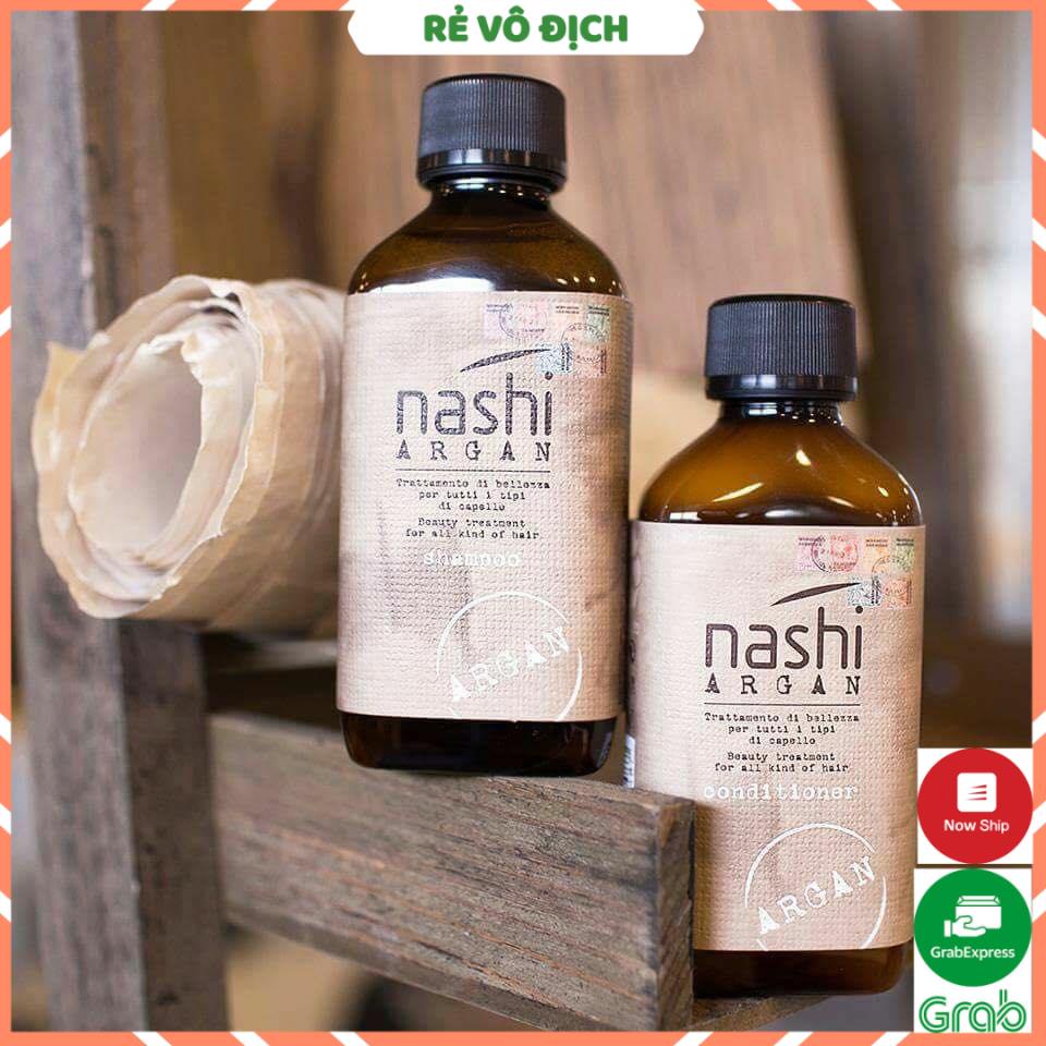 Dầu gội xả Nashi argan phục hồi tóc hư tổn 500ML - PINK BEAUTY