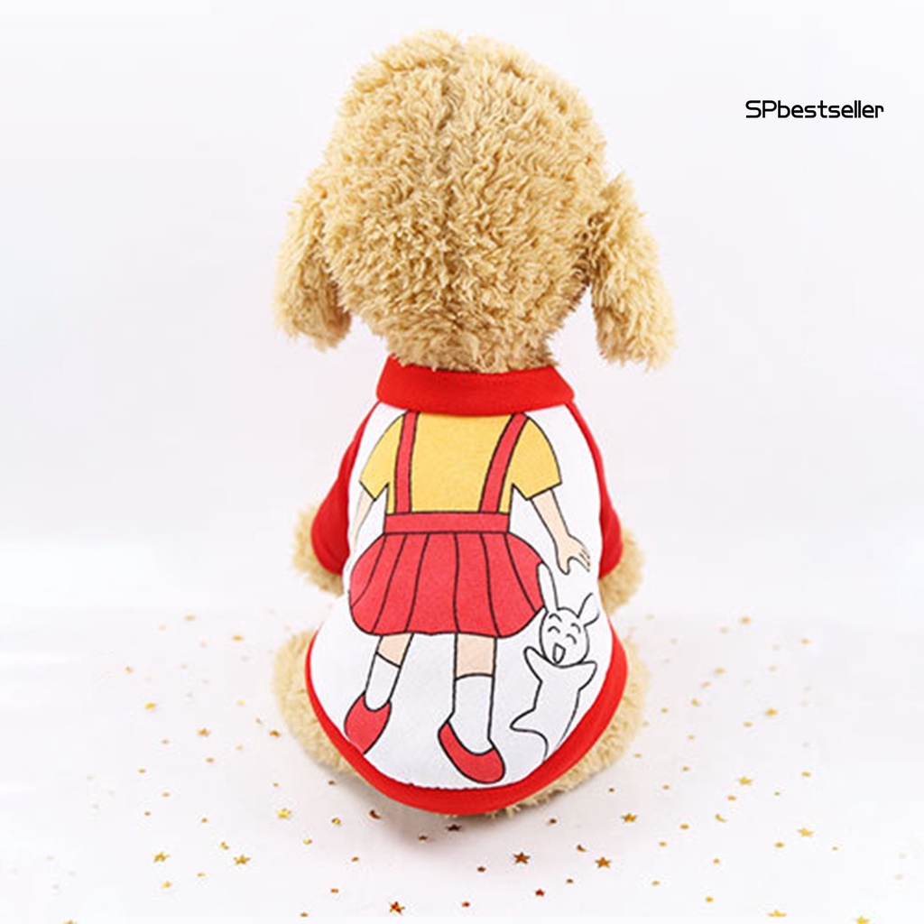 Áo len mềm mại họa tiết hoạt hình nhiều màu sắc cho thú cưng