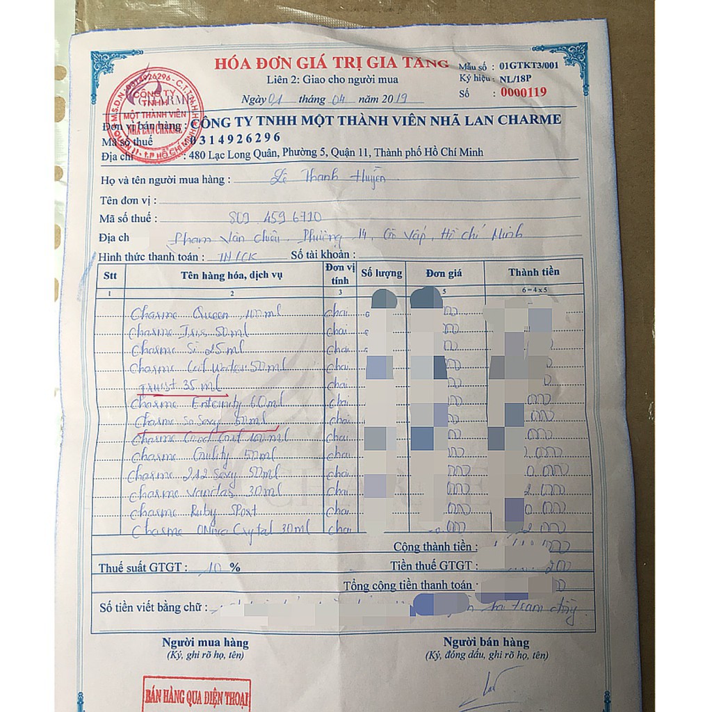 Nước Hoa Nữ Charme Vanitas (30ml) | BigBuy360 - bigbuy360.vn