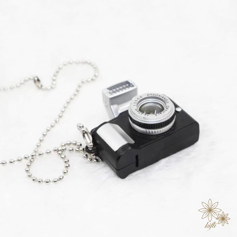 【Kifli.vn】 Vòng cổ/Móc Khóa Hình Máy Ảnh/Camera Màu Dạ Quang Phát Âm Thanh Phổ Biến