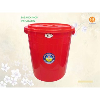 Thùng nhựa đựng nước Việt Nhật 80 lít