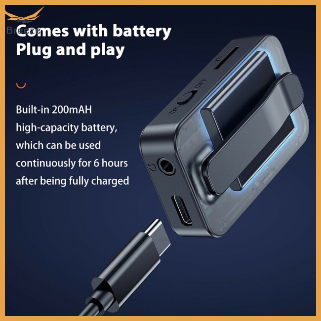 Thiết Bị Nhận Tín Hiệu Âm Thanh Bluetooth Không Dây C33 5.0 3.5mm Aux Có Màn Hình Hiển Thị