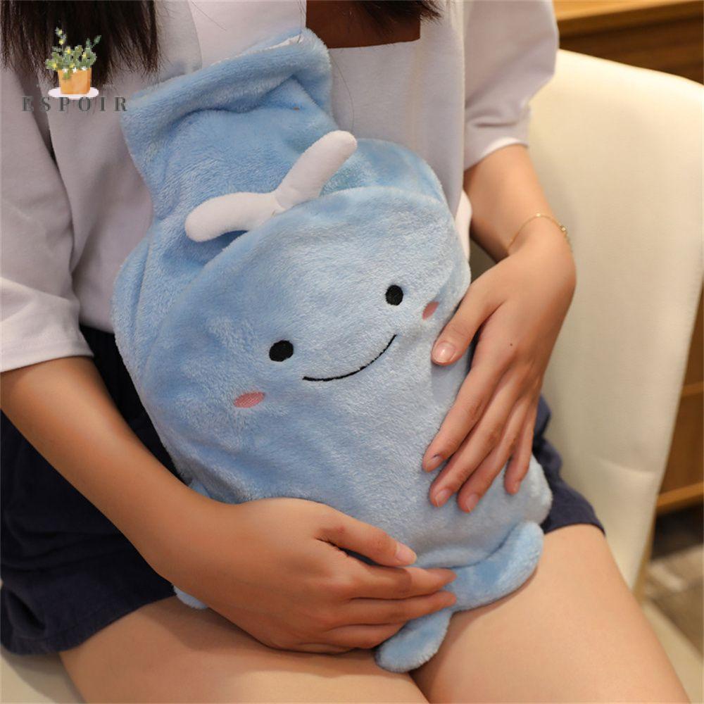 Túi chườm nóng giữ ấm chất liệu lông nhung thiết kế dễ thương có nắp đậy thích hợp cho mùa đông