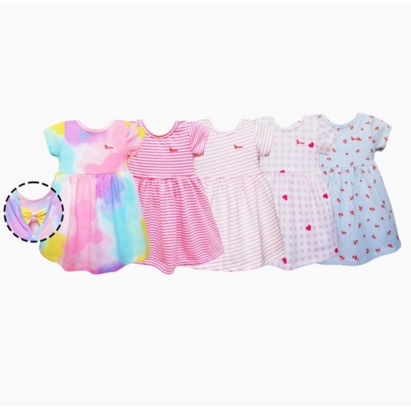 Váy cộc nơ lưng hãng Bunny mềm mát