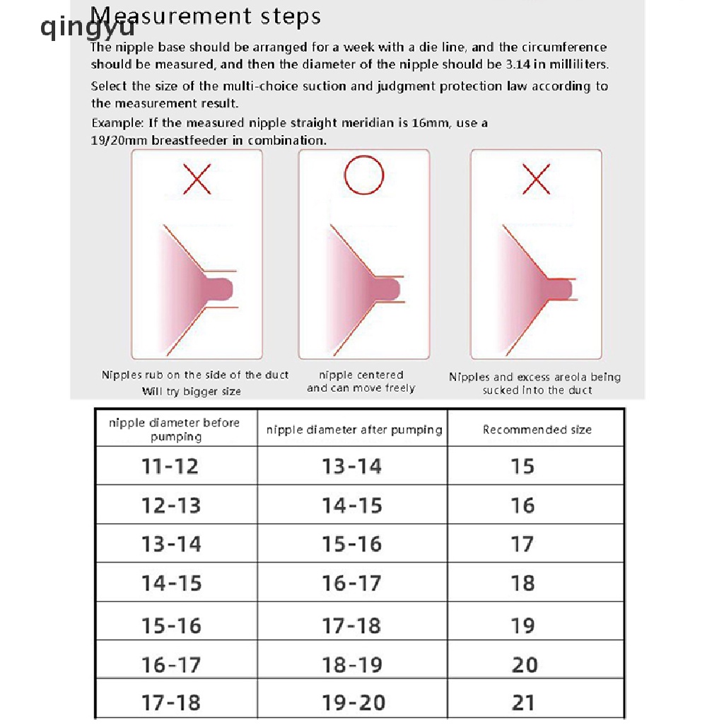 Phụ Kiện Chèn Máy Hút Sữa Bằng Silicone 15mm 17mm 19mm 21mm