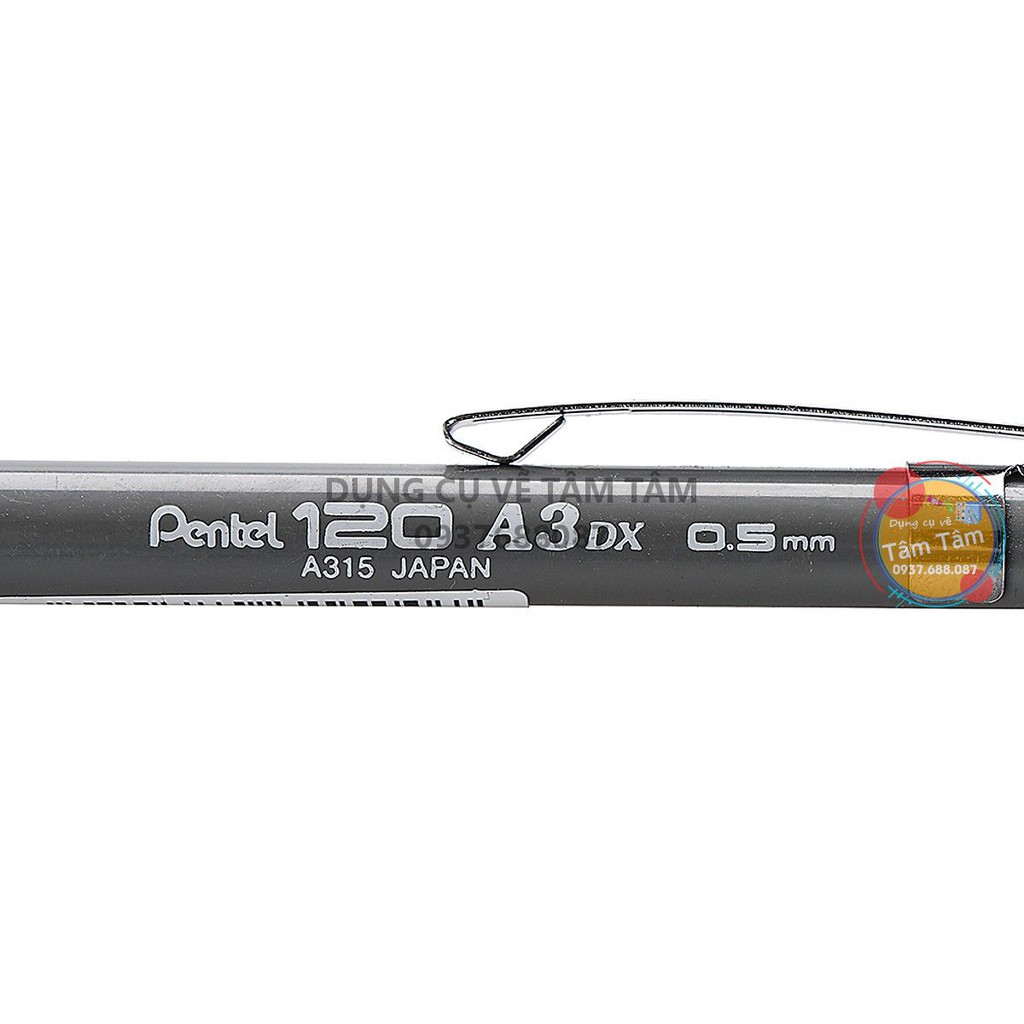 [ TÂM TÂM ]-Chì bấm Pentel A315 - sử dụng Ngòi 0.5 (Hàng Nhật)-