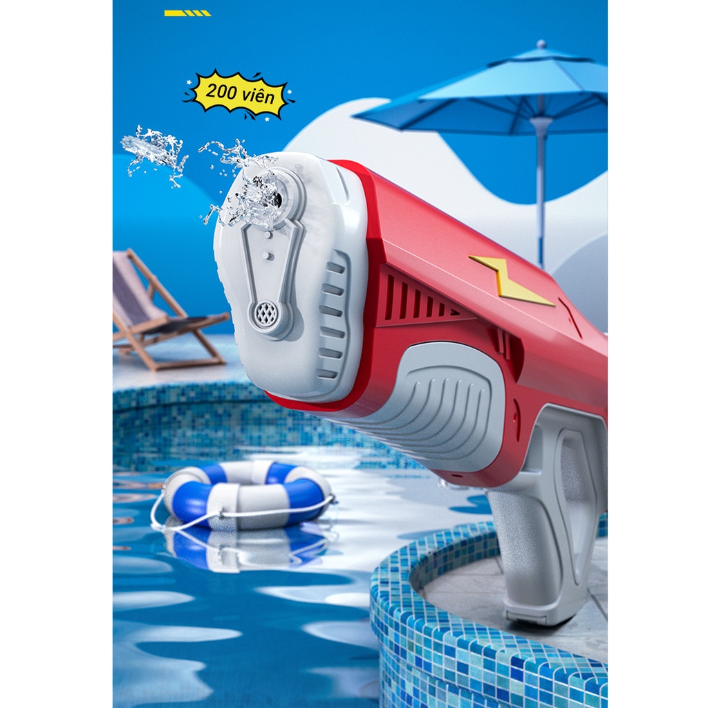 Súng bắn đạn nước, súng nước siêu cấp 4.0