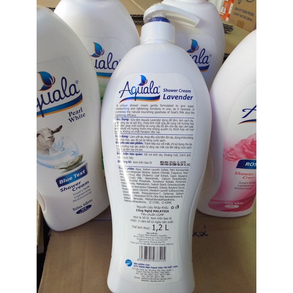 SỮA TẮM DÊ AQUALA 1200ML