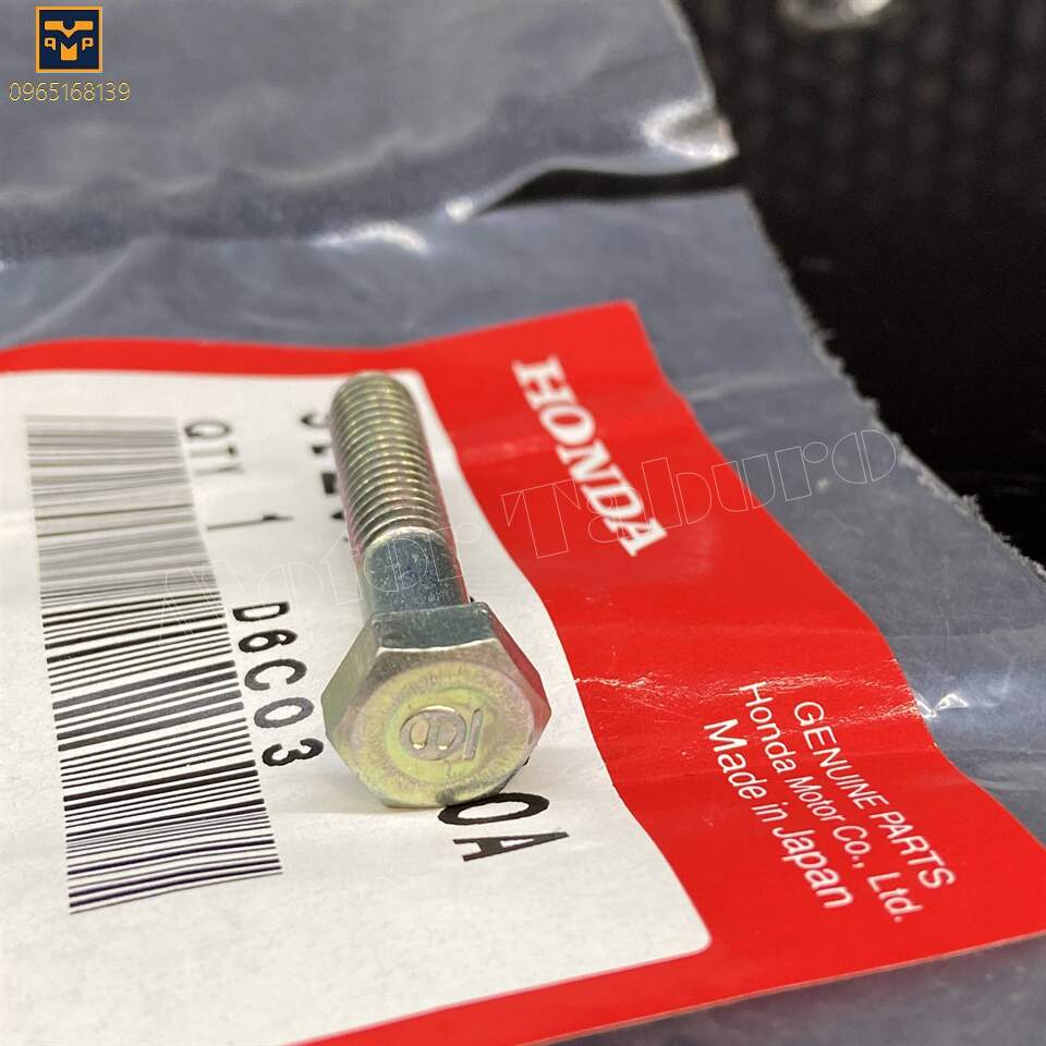 Ốc 6 li mạ kẽm, dài 30mm