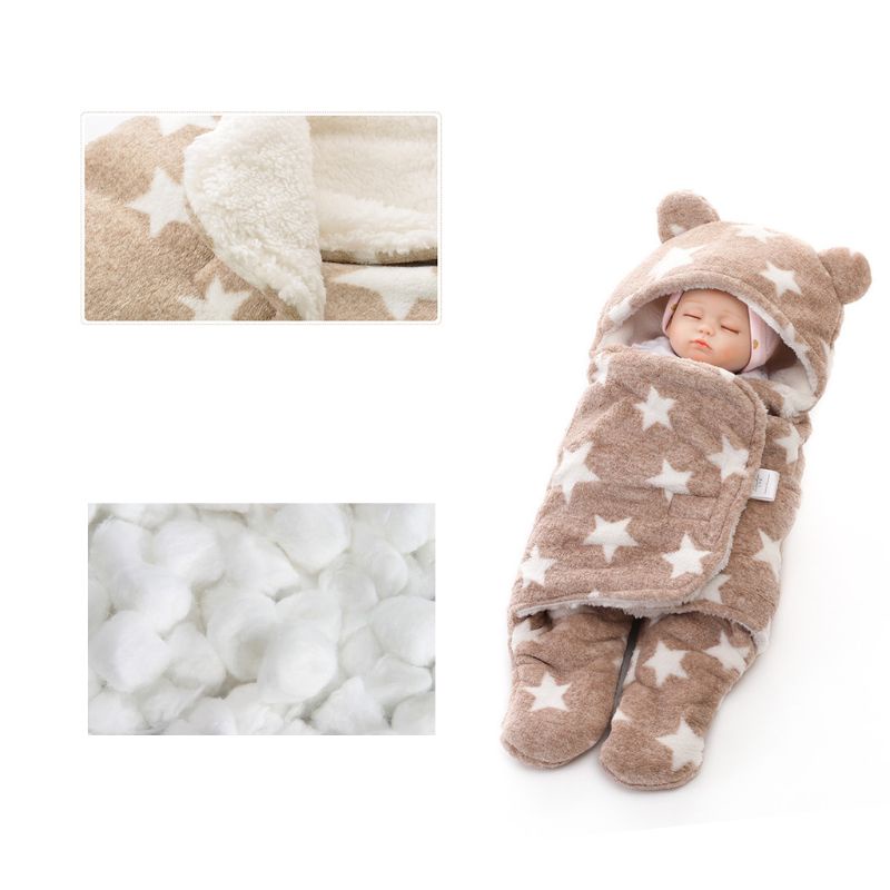 Chăn Bông Mềm Mại Quấn Bé Sơ Sinh