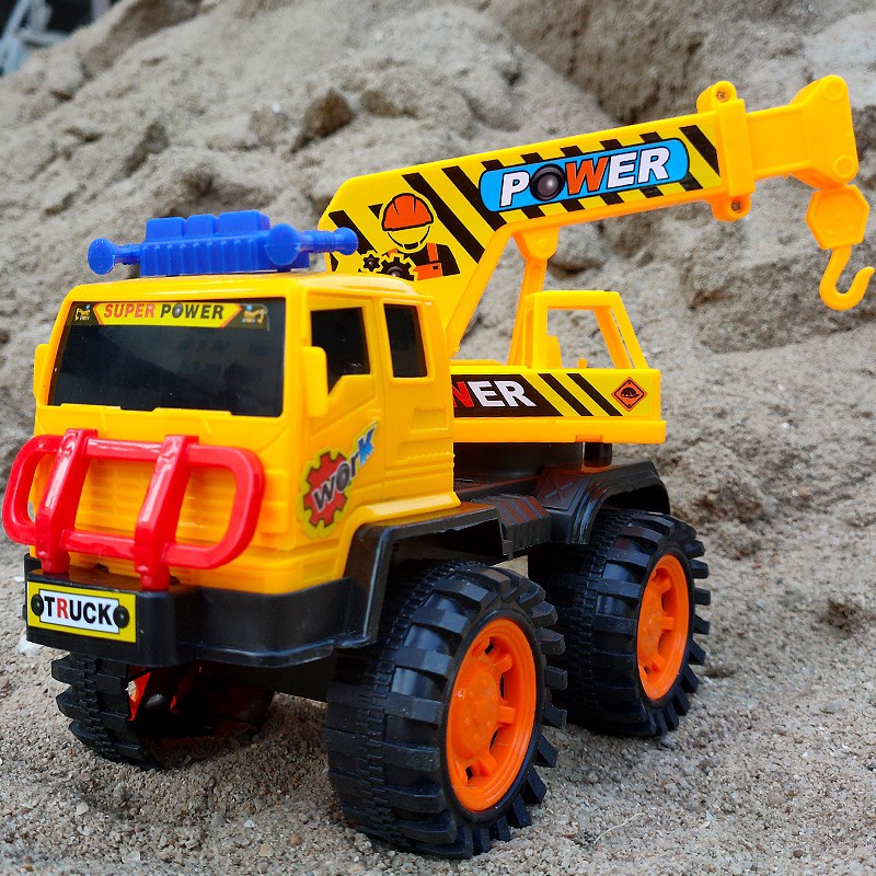 Đồ chơi mô hình xe công trình cần cẩu, xe xúc cho bé quà tặng cho bé trẻ em