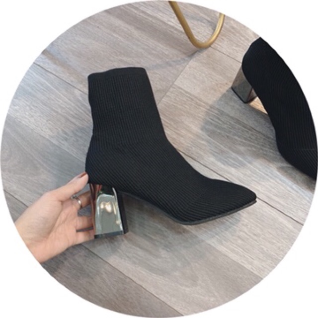 Bốt len gót gương QCCC