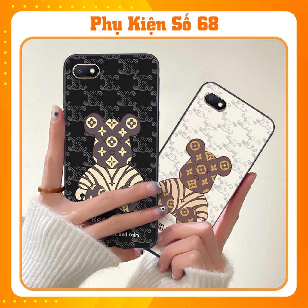 Ốp lưng điện thoại Xiaomi Redmi 4A / 5A / 6A elegant, gấu be@rbrick cao cấp, vỏ ốp rẻ đẹp