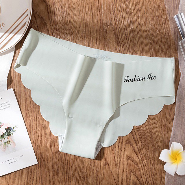 Set 5 quần lót nữ, Quần Lót Su Đúc Thun Lạnh Nữ Lưng Cạp Thấp Không Viền Cao Cấp NO1028