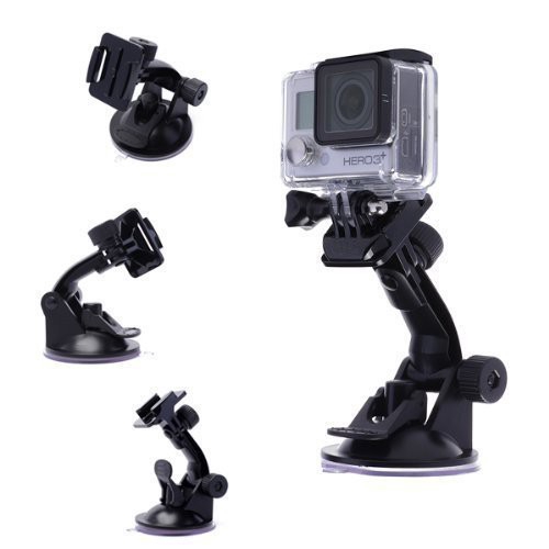 XIAOMI DJI Giá Đỡ Hút Chân Không Gắn Kính Chắn Gió Xe Hơi Cho Gopro Hero 9 8 7 6 5 4 3 + Sj4000