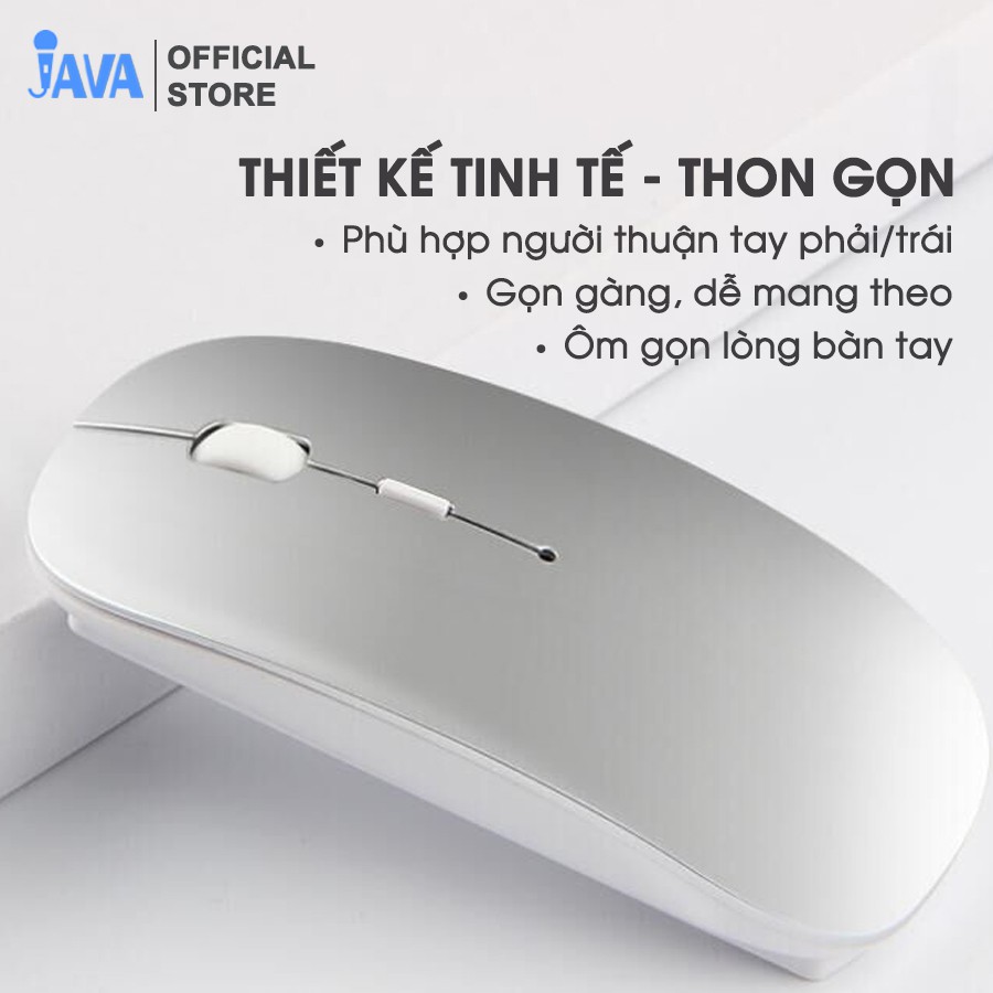 [BLUETOOTH + CHIP USB] Chuột Máy Tính Không Dây Bluetooth và Chip USB sạc pin